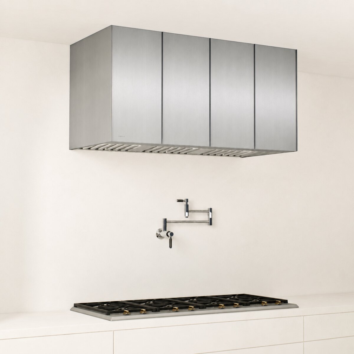 Custom metal range hood